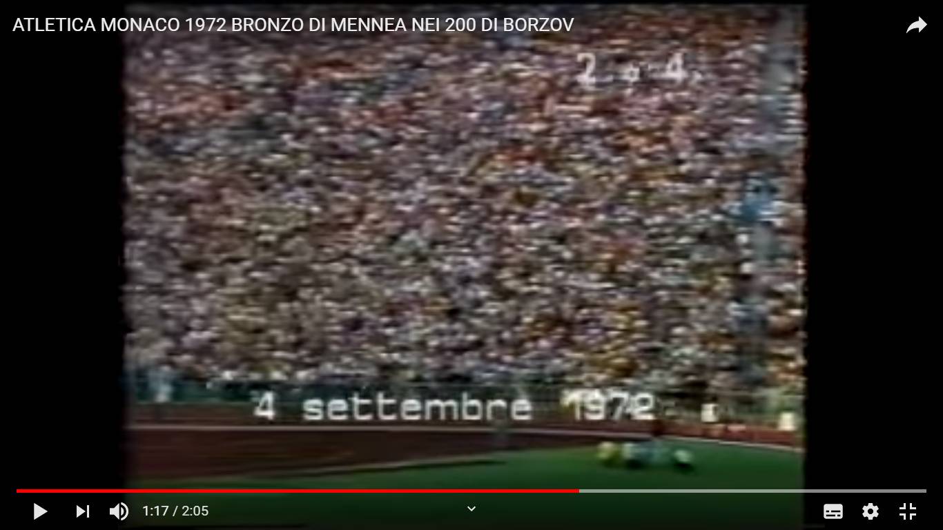 Foto finale Olimpiadi 200 metri Monaco 4 Settembre 1972