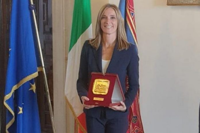 Manuela Levorato (foto personale premiazione Venezia)