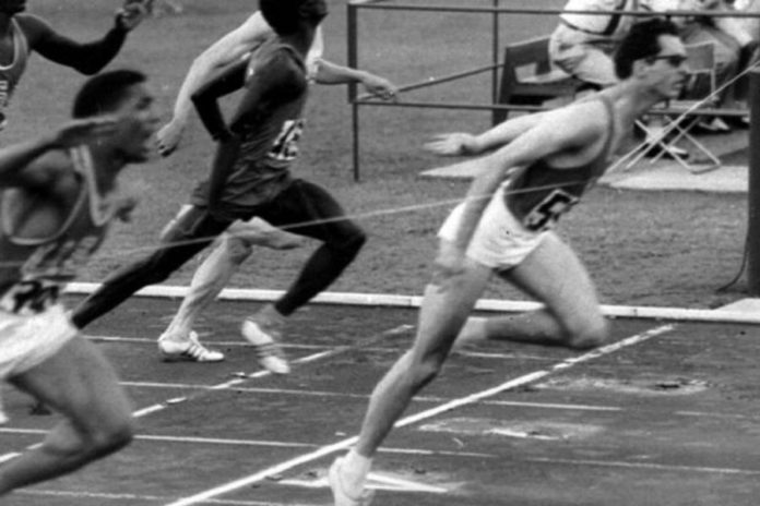 Arrivo 200 metri Olimpiadi Roma 1960 (foto archivio)