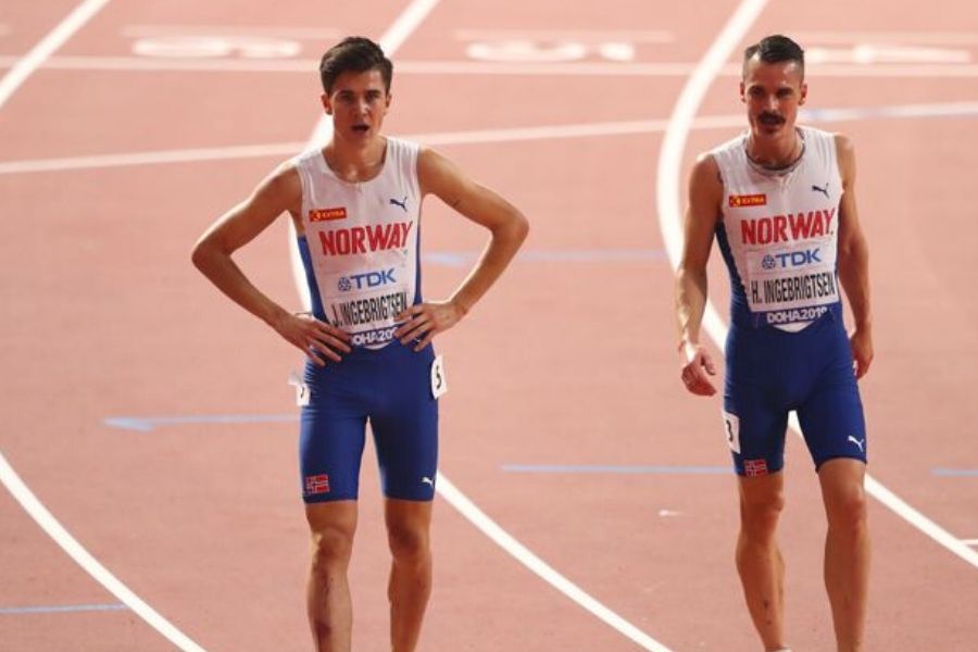 Jacob e Henrik Ingebrigtsen (foto Getty Images)