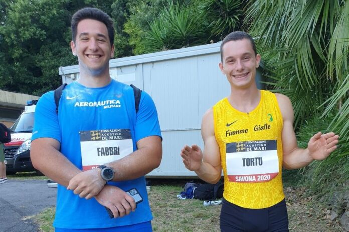 Leonardo Fabbri - Filippo Tortu (foto SprintAcademy) Leonardo Fabbri - Filippo Tortu (foto SprintAcademy)