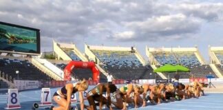 Non si ferma la marcia di Ajla Del Ponte che vince anche a Bydgoszcz: 11″18 Partenza 100 femminili Bydgoszcz(foto organizzazione)