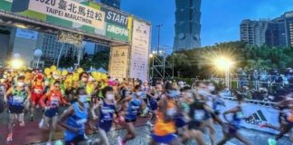 Maratona Taipei (foto CNA)