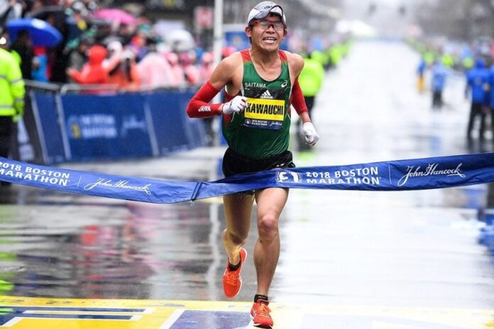 Yuki Kawauchi (foto maratona Boston 2018)