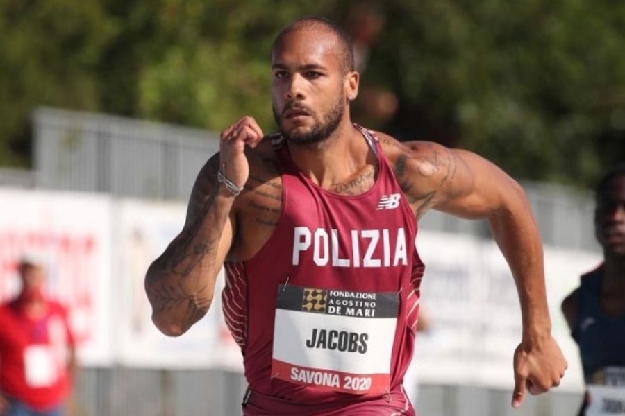 Marcell Jacobs (foto meeting Savona 2020)
