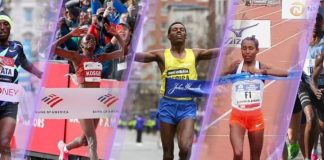 Arrivi maratone (foto World Athletics)