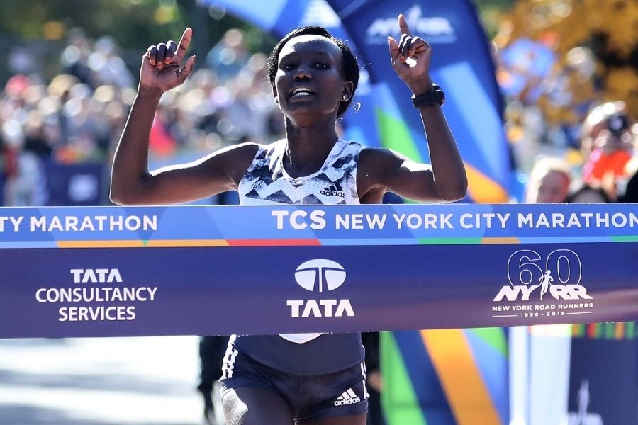 Mary Keitany-New York Marathon 2018 (foto Getty Images)