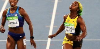 Shelly Ann Fraser-Pryce (foto Getty Images sport/Cameron Spencer)