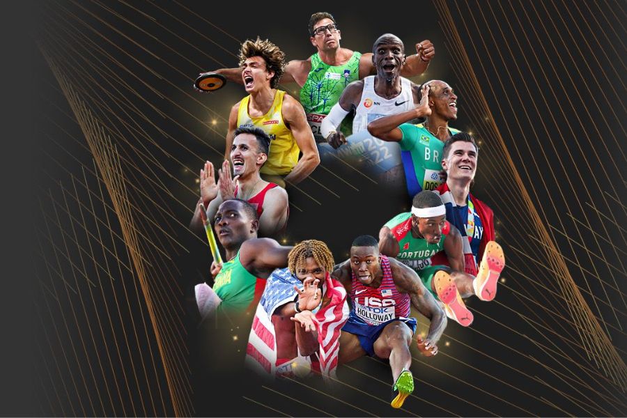 I 10 candidati maschili (foto World Athletics)