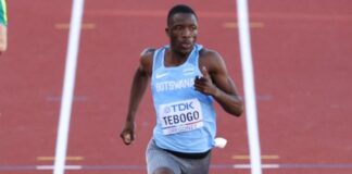 Letsile Tebogo (foto Getty Images Sport/ Ezra Shaw)