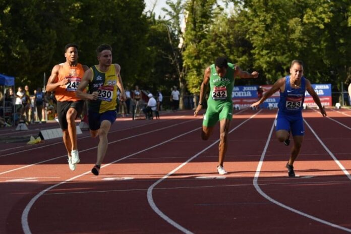 Finale 100 metri (foto Marastoni/organizzatori)