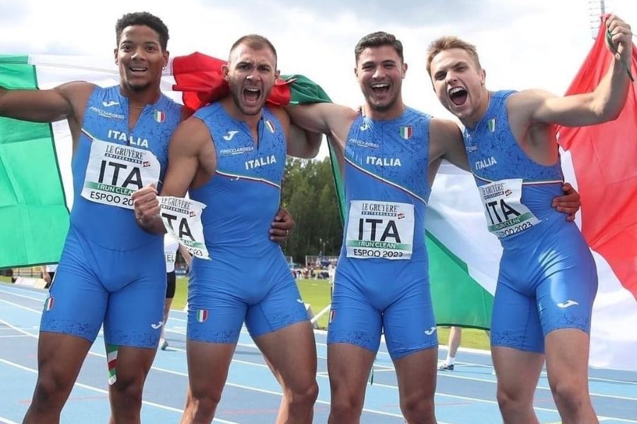 Tardioli-Ricci-Melluzzo-Marek (foto Colombo/FIDAL)