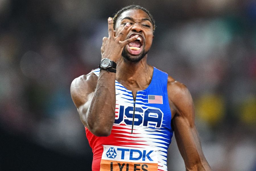 Noah Lyles (foto Getty Images Sport/BSR-Agency)