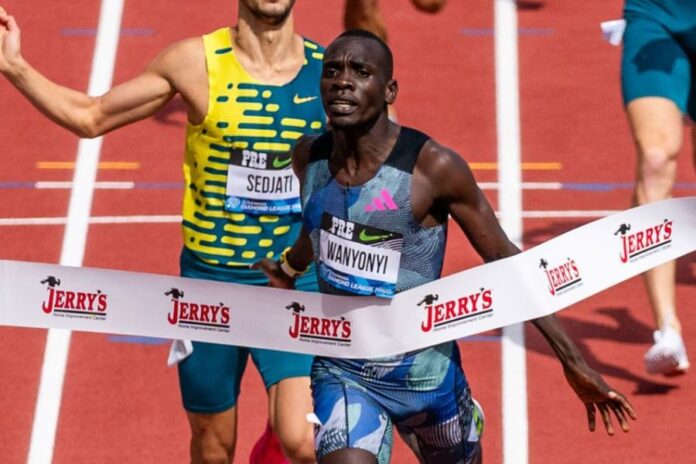 Emmanuel Wanyonyi (foto Getty Images Sport/Ali Gradischer)