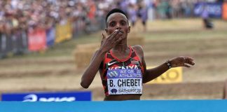 Beatrice Chebet (foto Getty Images/AFP-Saeed Khan)