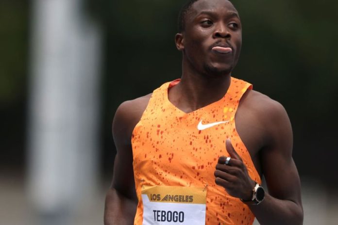 Letsile Tebogo (foto Getty Images Sport/ Katharine Lotze)