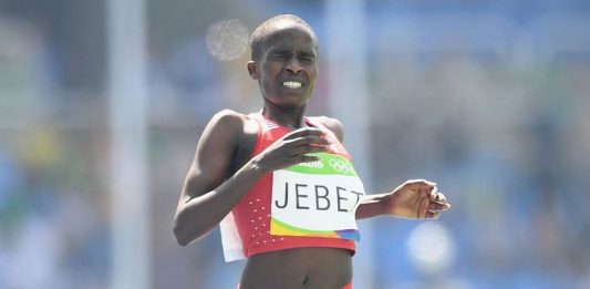 Ruth Jebet (foto Getty Images Sport/Quinn Rooney)