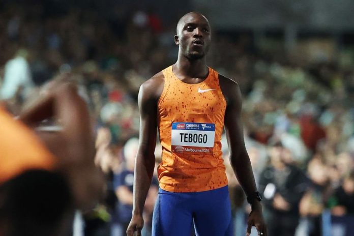 Letsile Tebogo (foto Getty Images Sport/Cameron Spencer)