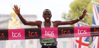 Amos Kipruto (foto Getty Images Sport/Paul Harding)
