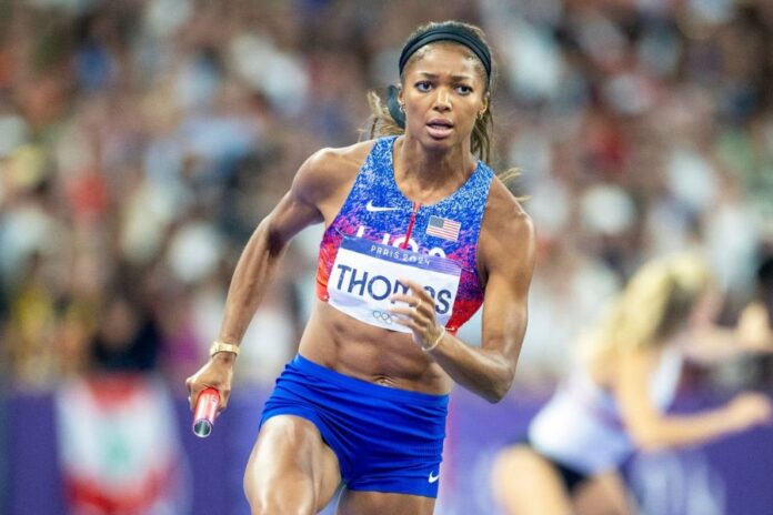 Gabby Thomas (foto Getty Images/Corbis Sport-Tim Clayton) Gabby Thomas (foto Getty Images/Corbis Sport-Tim Clayton)
