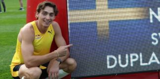 Armand Duplantis (foto Getty Images Sport/Linnea Rheborg)