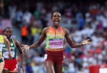 Faith Kipyegon (foto Getty Images Sport/Hannah Peters)