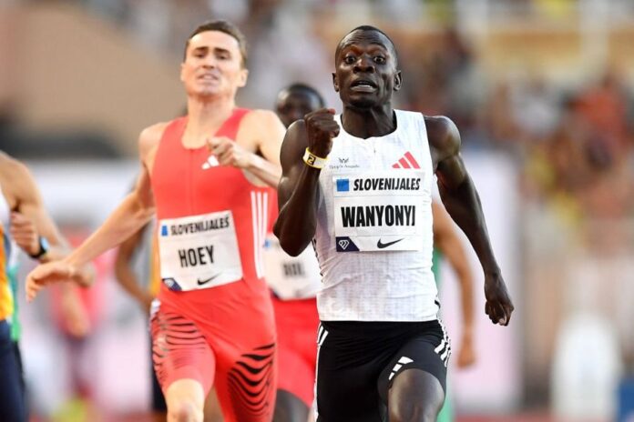 Emmanuel Wanyonyi (foto Getty Images Sport/Valerio Pennicino) Emmanuel Wanyonyi (foto Getty Images Sport/Valerio Pennicino)