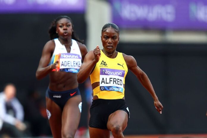 Julien Alfred (foto Getty Images Sport/Bryn Lennon) Julien Alfred (foto Getty Images Sport/Bryn Lennon)