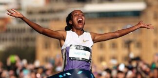 Sifan Hassan (foto Getty Images Sport/Cameron Spencer)