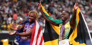 Oblique Seville-Noah Lyles (foto Getty Images Sport/Julian Finney)