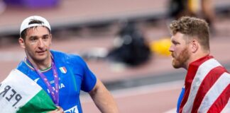 Leonardo Fabbri-Ryan Crouser (foto Getty Images/NurPhoto)