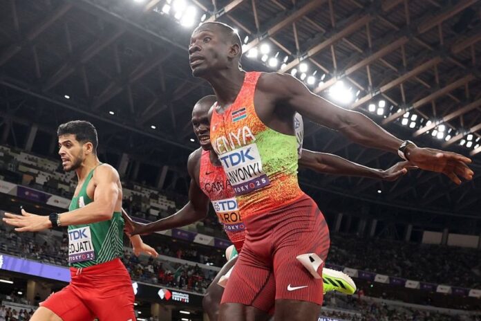 Emmanuel Wanyonyi (foto Getty Images Sport/Julian Finney) Emmanuel Wanyonyi (foto Getty Images Sport/Julian Finney)