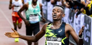 Tsegaye Getachew (foto Getty Images/AFP-RAMON VAN FLYMEN)