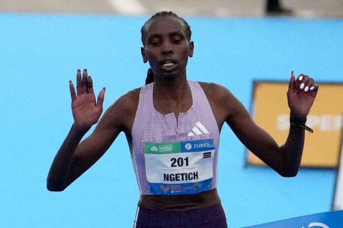 Agnes Ngetich (foto Getty Images Sport/Aitor Alcalde) Agnes Ngetich (foto Getty Images Sport/Aitor Alcalde)