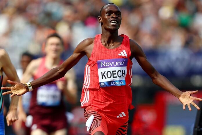 Phanuel Koech (foto Getty Images Sport/Bryn Lennon) Phanuel Koech (foto Getty Images Sport/Bryn Lennon)