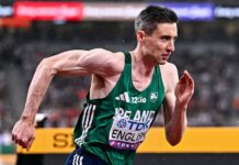 Mark English migliora il record irlandese indoor sugli 800 metri in Lussemburgo Mark English (Credits: Sam Barnes/Spotsfile)