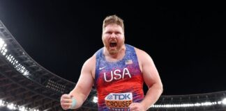 Ryan Crouser (foto Getty Images Sport/Michael Steele)